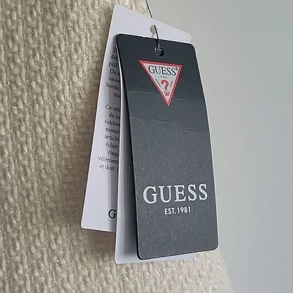 Guess button belted tweed shorts # tweed #fall # spring # light beige - Picture 4 of 11